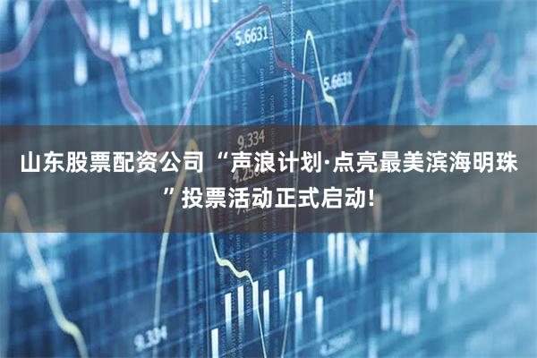 山东股票配资公司 “声浪计划·点亮最美滨海明珠”投票活动正式启动!