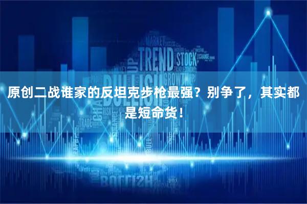 原创二战谁家的反坦克步枪最强？别争了，其实都是短命货！