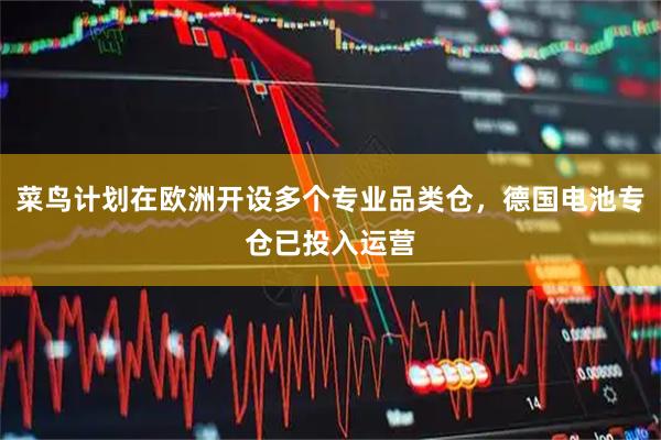 菜鸟计划在欧洲开设多个专业品类仓，德国电池专仓已投入运营