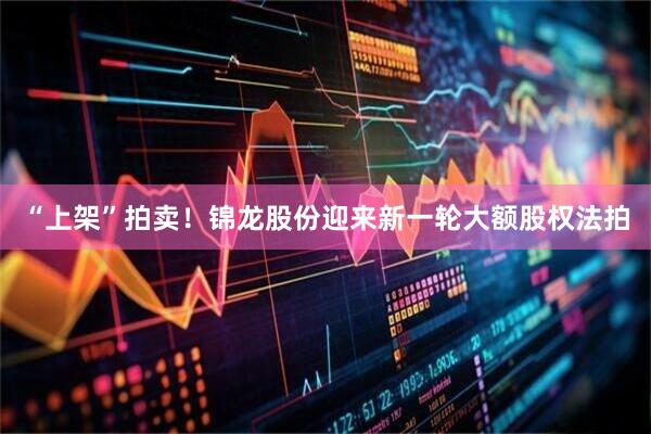 “上架”拍卖！锦龙股份迎来新一轮大额股权法拍