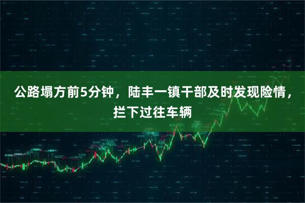 公路塌方前5分钟，陆丰一镇干部及时发现险情，拦下过往车辆